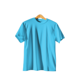 Women’s Plain Blue T-shirt | Boyfriend Fit