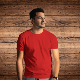 Red Solid T-shirt | Men