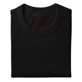 Women’s Plain Black T-shirt | Boyfriend Fit